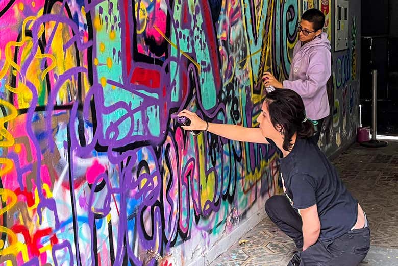 Taller privado de grafitis en Bogotá