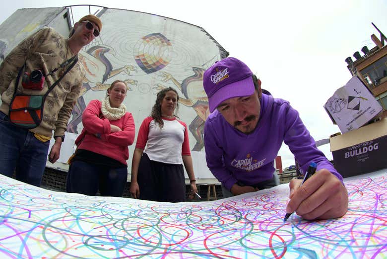 Taller privado de grafitis en Bogotá