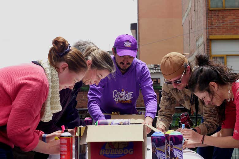 Taller privado de grafitis en Bogotá