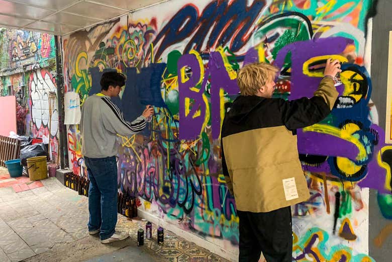 Taller privado de grafitis en Bogotá