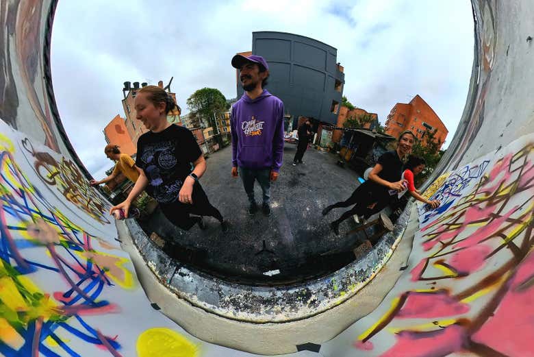 Taller privado de grafitis en Bogotá