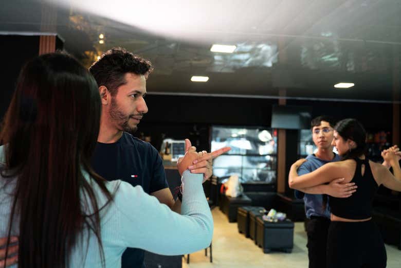 Clase de ritmos latinos en Bogotá