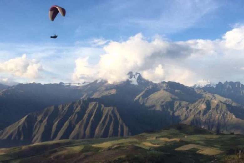 Vuelo en parapente por el Valle Sagrado de los Incas