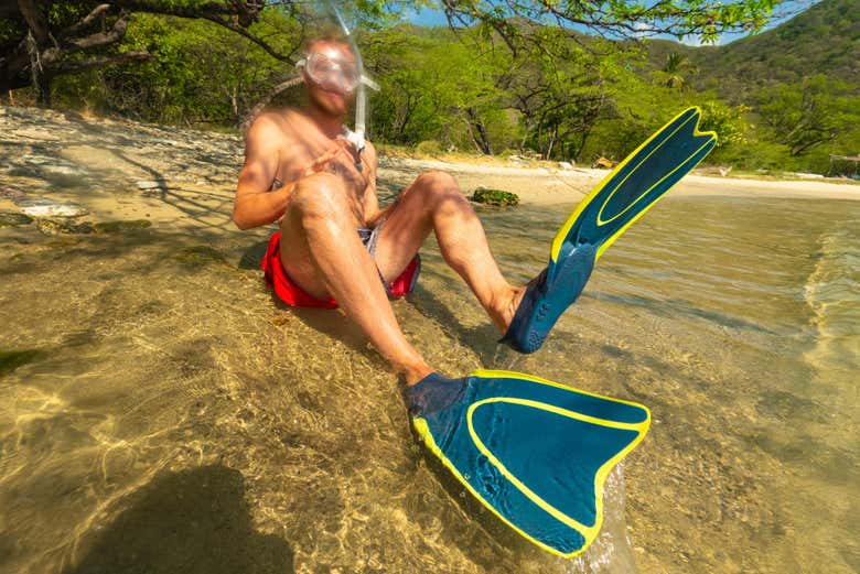 Snorkel en el Parque Tayrona