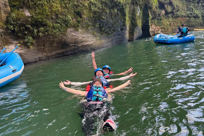 Rafting en el cañón del río Güejar