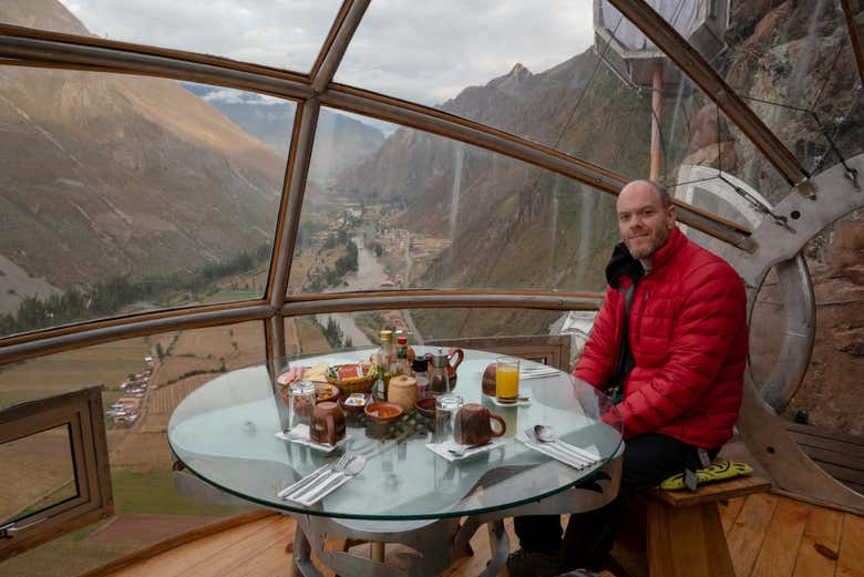 Comida en el Skylodge + Vía ferrata y tirolina