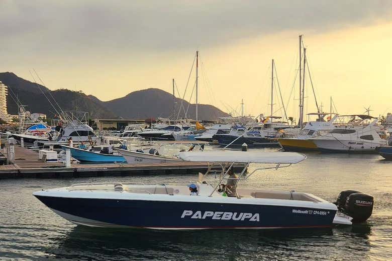Excursión en lancha a las playas del Parque Tayrona en grupo reducido