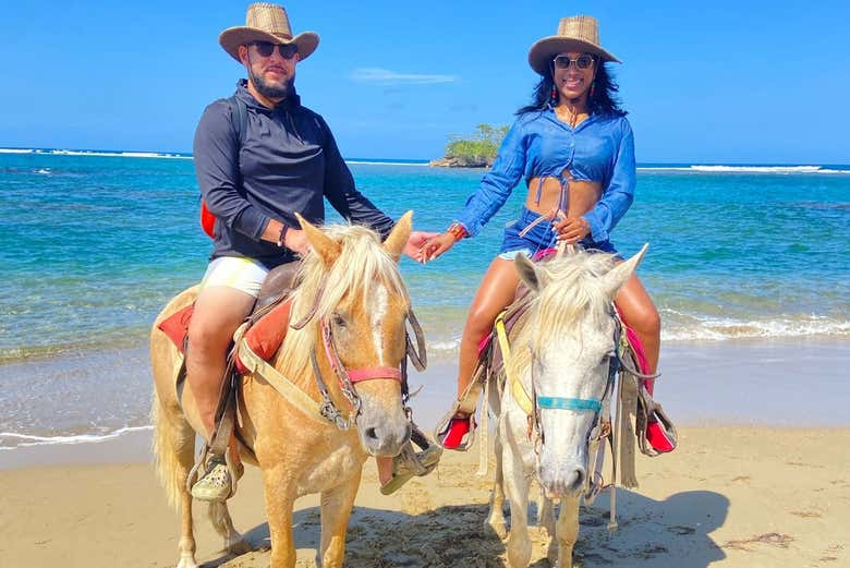 Paseo a caballo por la playa de Puerto Plata
