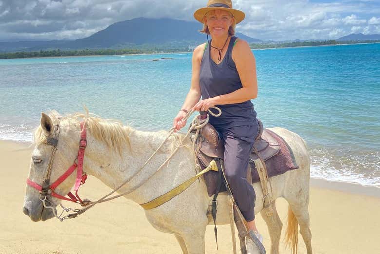 Paseo a caballo por la playa de Puerto Plata