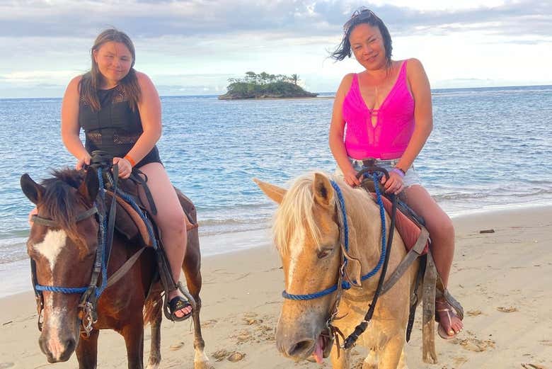 Paseo a caballo por la playa de Puerto Plata