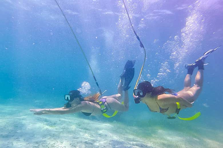 Snorkel y hookah diving en Punta Cana