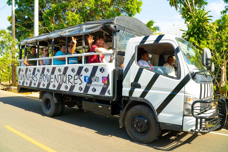 Tirolina en Samaná