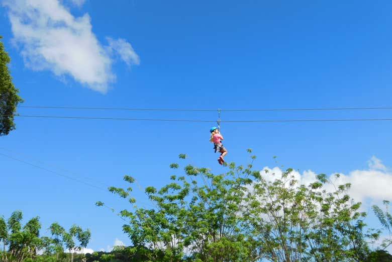Tirolina en Puerto Plata para cruceros