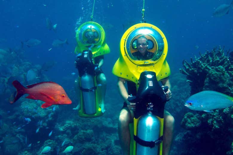 Scooter submarina en Punta Cana