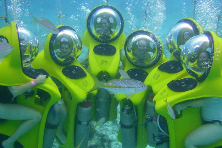 Scooter submarina en Punta Cana