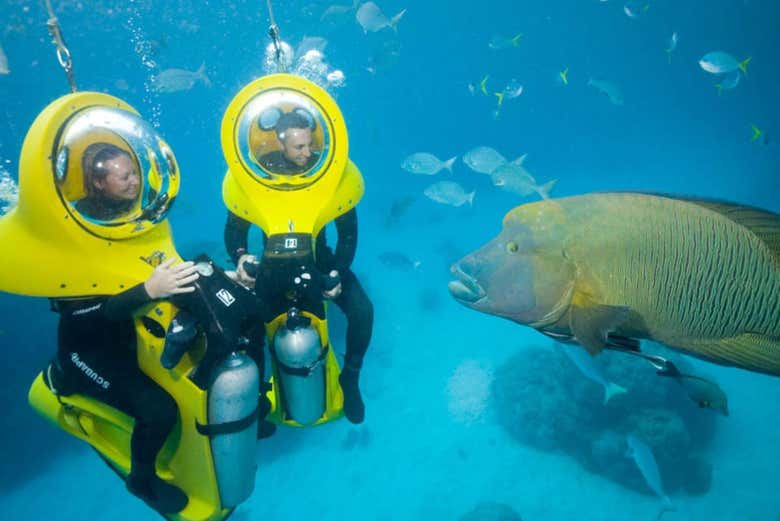 Scooter submarina en Punta Cana