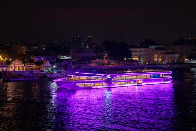 Crucero con cena por el río Chao Phraya