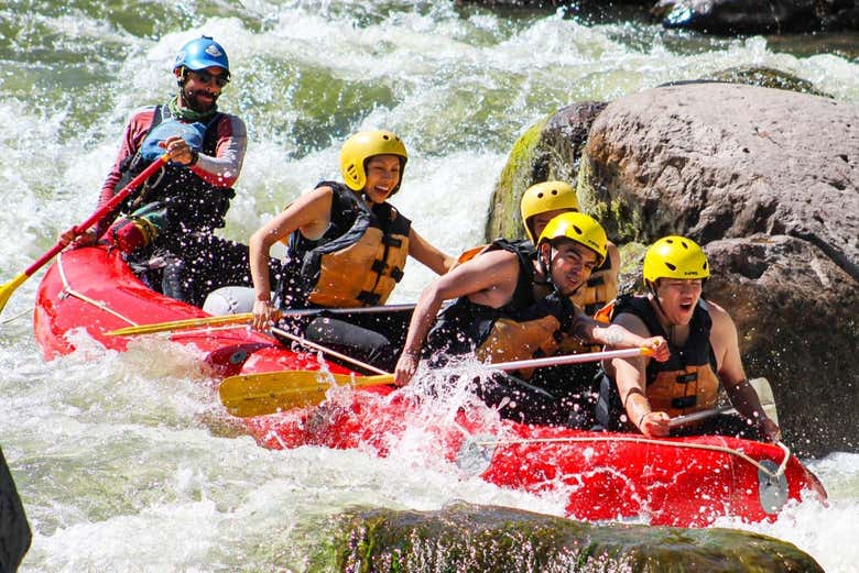 Rafting en el río Chili