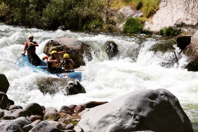 Rafting en el río Chili