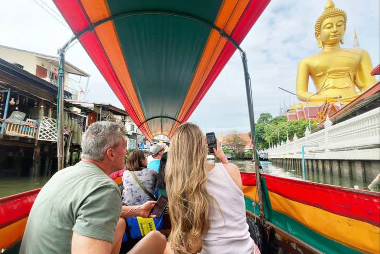 Paseo en barco por los canales de Bangkok + Big Buda