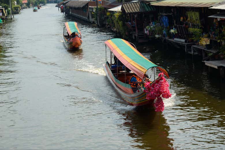 Paseo en barco por los canales de Bangkok + Big Buda
