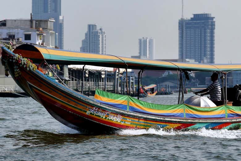 Paseo en barco por los canales de Bangkok + Big Buda