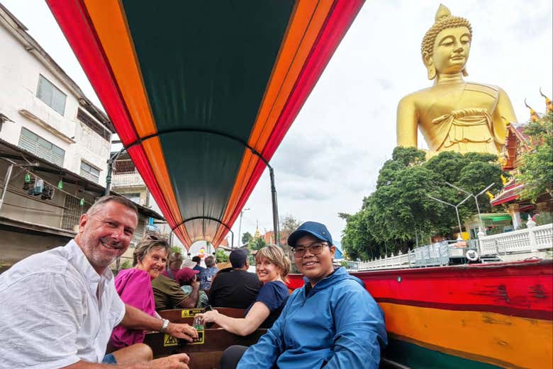 Paseo en barco por los canales de Bangkok + Big Buda