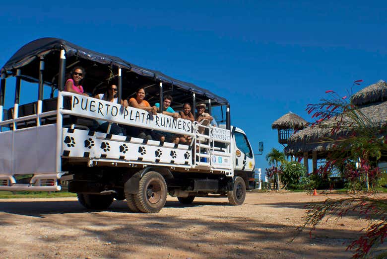 Tirolina en el Monkeyland