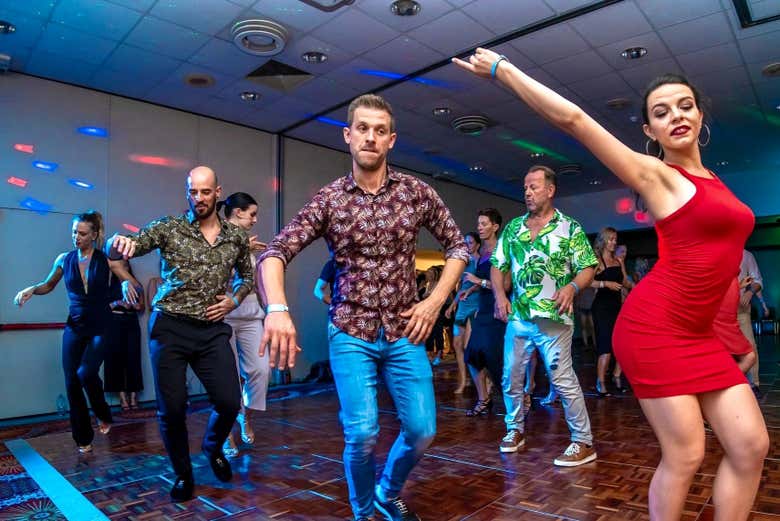Clase de salsa en Punta Cana