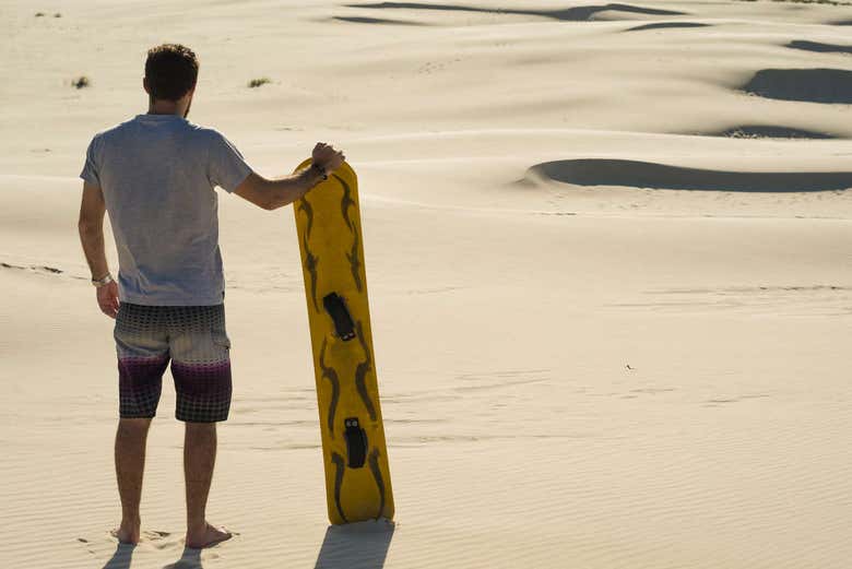 Sandboarding en el desierto de La Joya