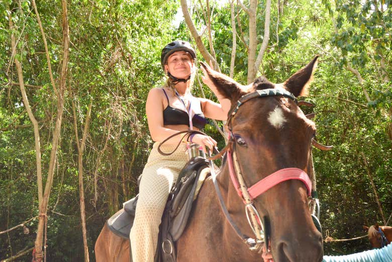 Nado a caballo por Playa Blanca