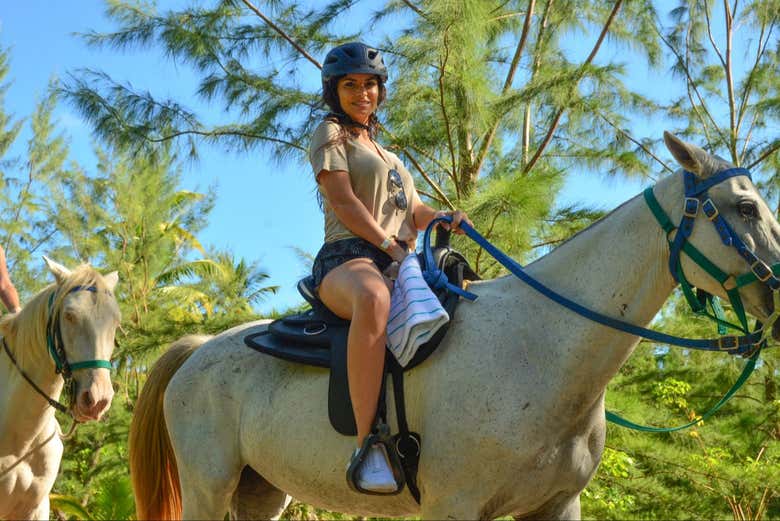 Nado a caballo por Playa Blanca