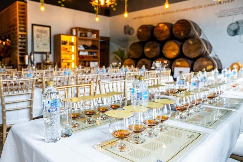 Cata de rones dominicanos en Punta Cana