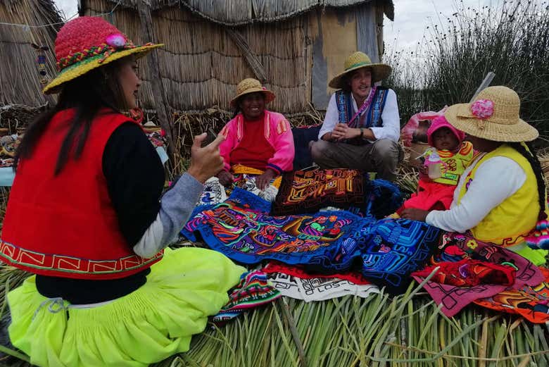 Tour en kayak por las islas de los Uros