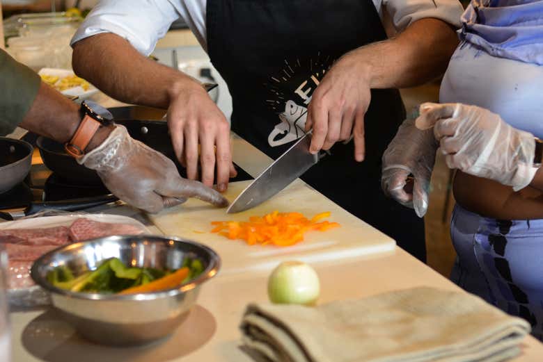 Clase de cocina dominicana