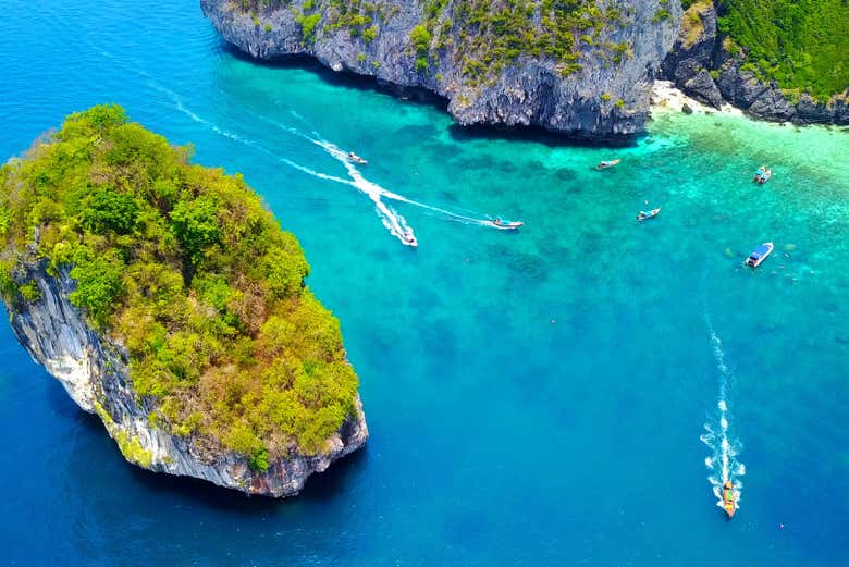 Tour en moto de agua por la bahía de Phang Nga