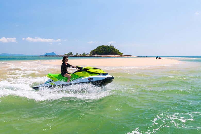 Tour en moto de agua por la bahía de Phang Nga