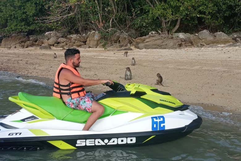 Tour en moto de agua por la bahía de Phang Nga