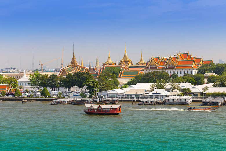 Barco turístico de Bangkok
