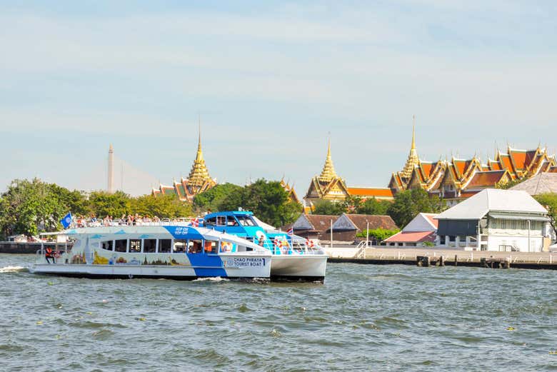 Barco turístico de Bangkok