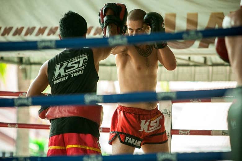Clase de Muay Thai en Bangkok