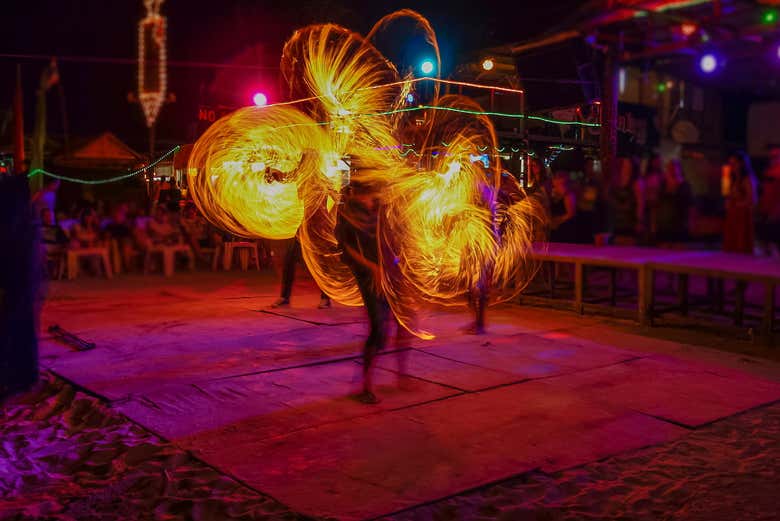 Full Moon Party en la playa de Koh Phangan