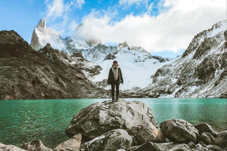Trekking hasta la laguna de los Tres