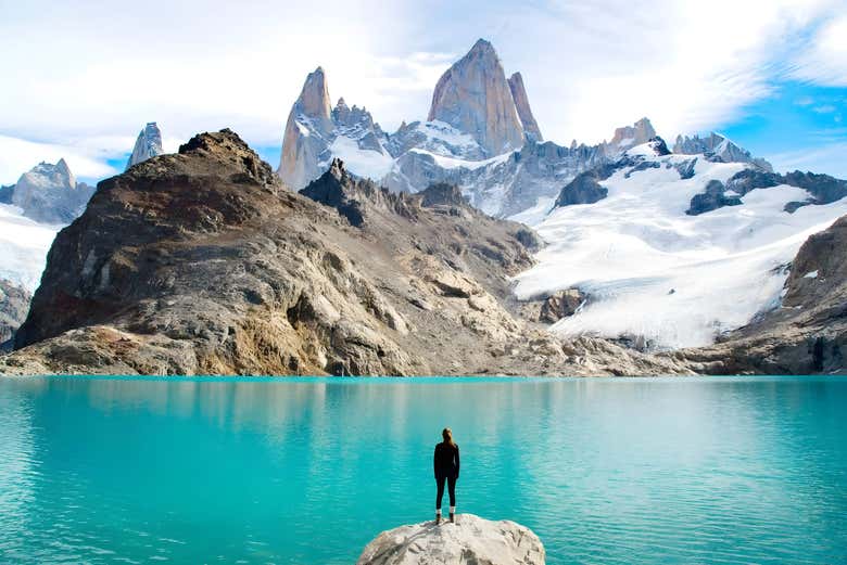 Trekking hasta la laguna de los Tres