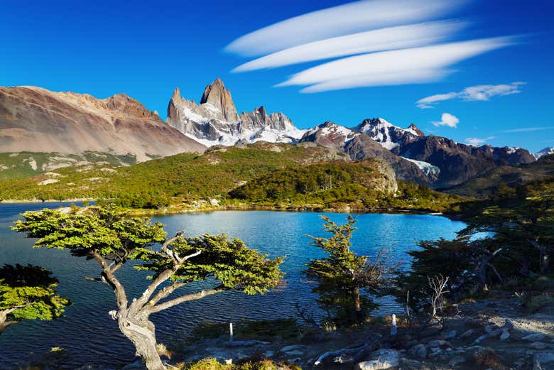 Trekking hasta la laguna de los Tres