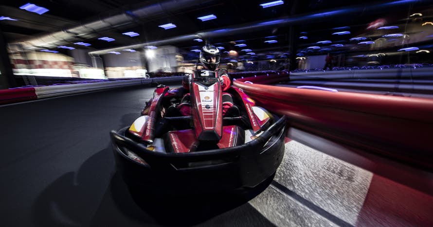 Indoor karting en kart RT8