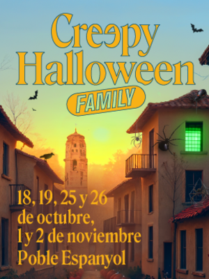 Creepy Halloween Family - Poble Espanyol