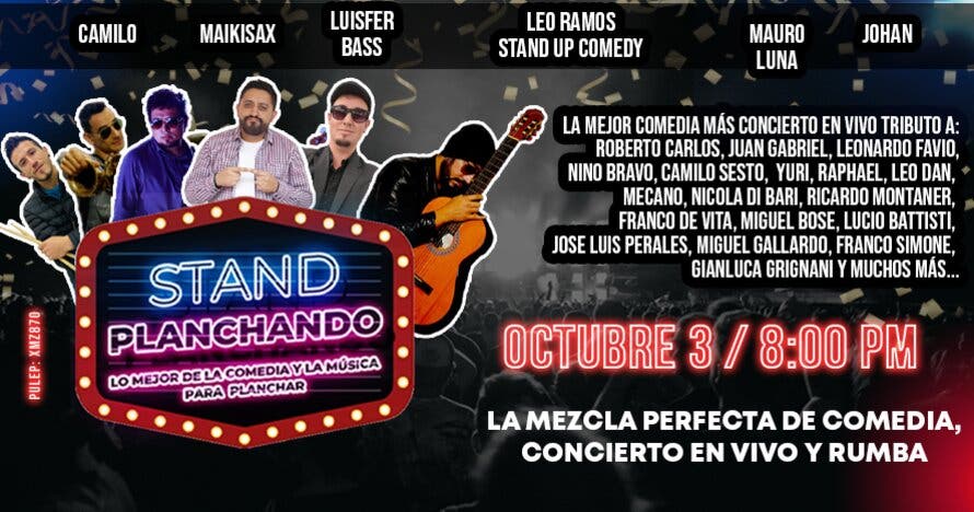Stand planchando - El show