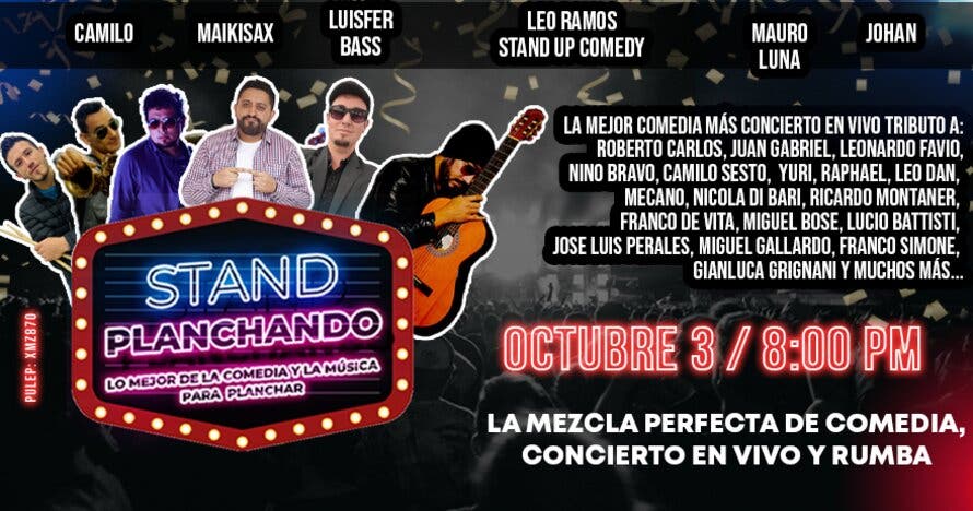 Stand planchando - El show