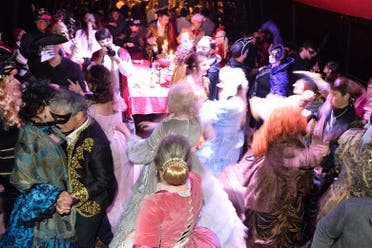 Fiesta de carnaval en el Galen Veneciano